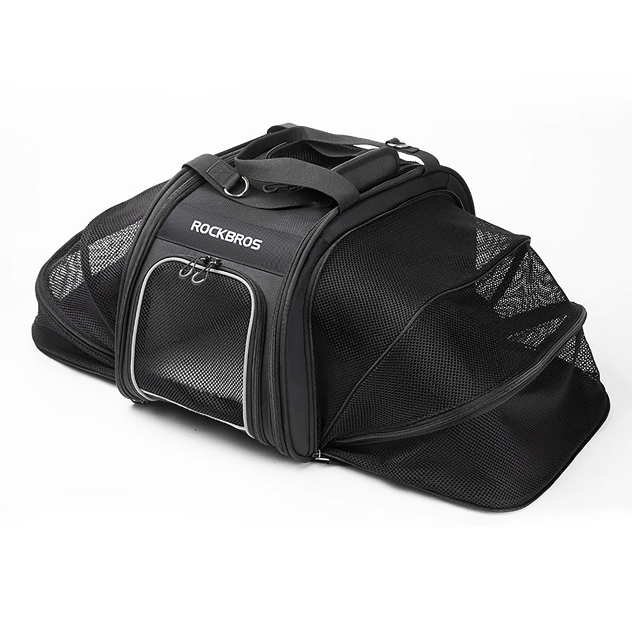 Rockbros 30140028001 transportavimo dviračio krepšys katėms ir šunims - juodas -- Bicycle Bags