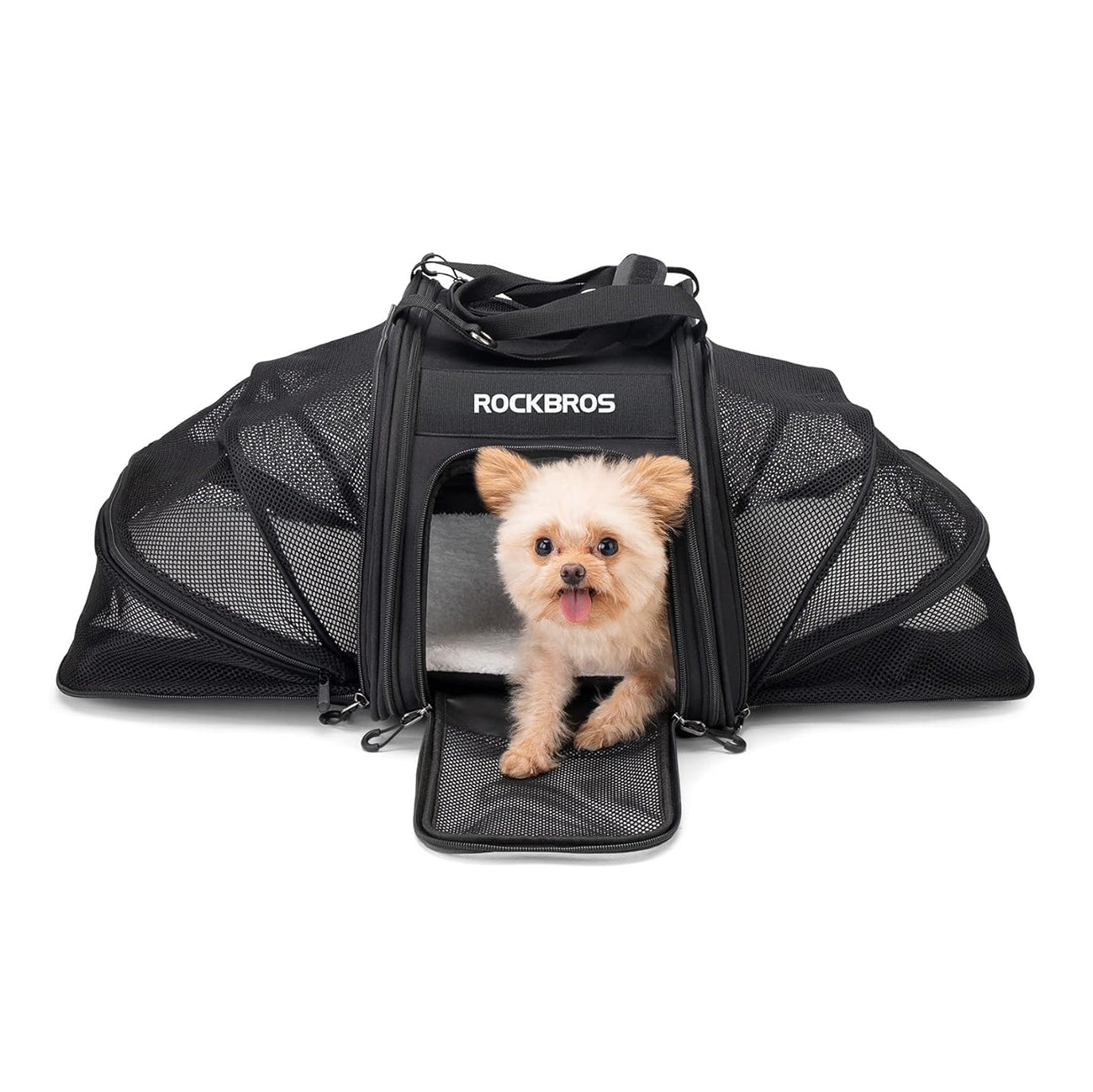 Rockbros 30140028001 transportavimo dviračio krepšys katėms ir šunims - juodas -- Bicycle Bags