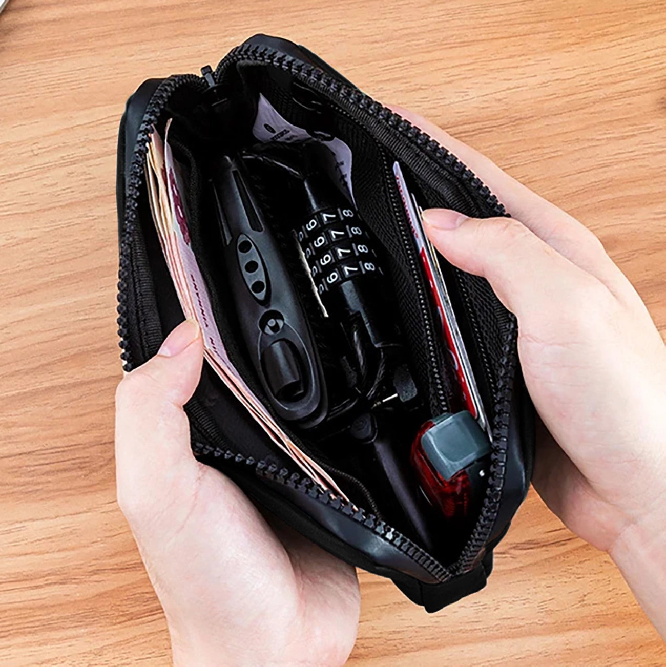 Rockbros dviračio krepšys 30990043003 telefonui, raktams, piniginei 0,15 l - juodas -- Bicycle Bags