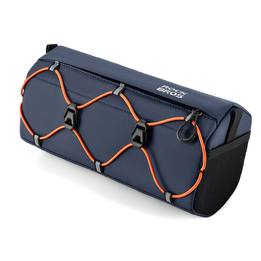 Rockbros 30110054002 dviračio stangos krepšys 2,2 l - mėlynas -- Bicycle Bags