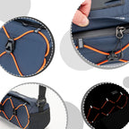 Rockbros 30110054002 dviračio stangos krepšys 2,2 l - mėlynas -- Bicycle Bags