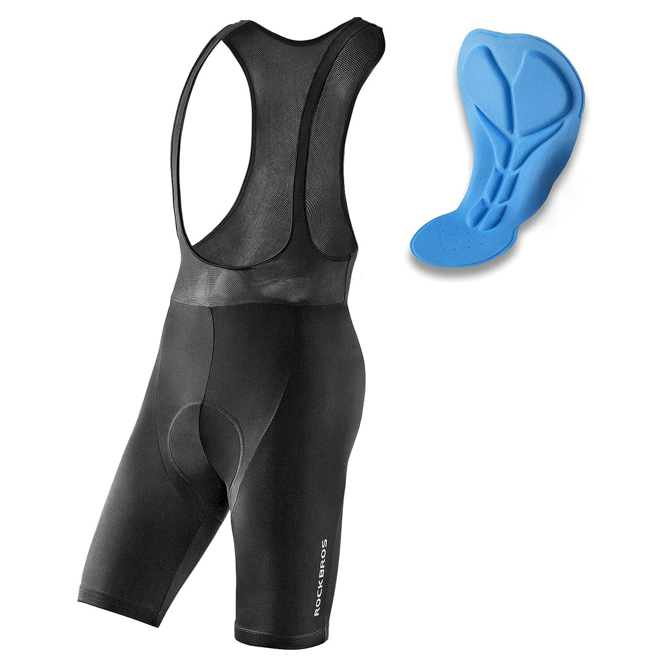Rockbros RK20023XL trumpi atlečių šortai su XXXL intarpu - juoda -- Cycling Shorts & Bib Shorts