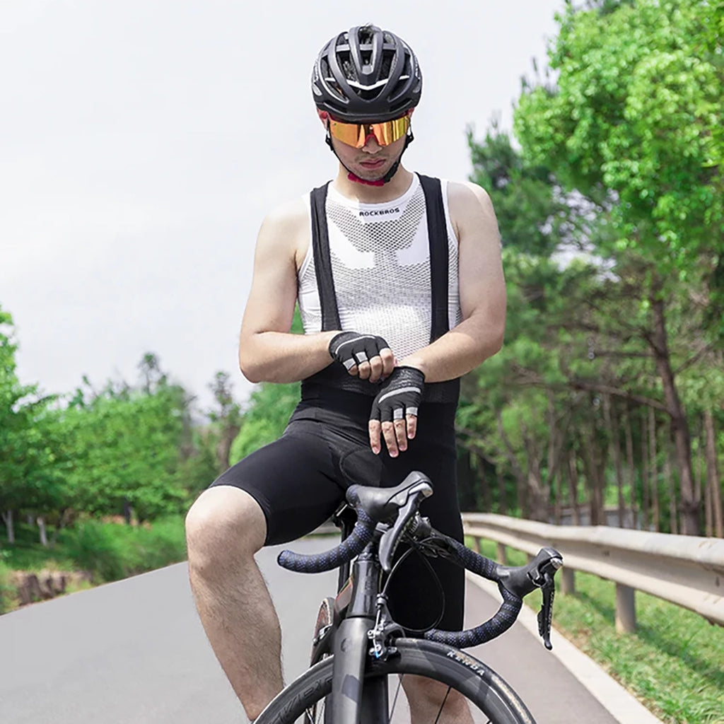 Rockbros RK20023XL trumpi atlečių šortai su XXXL intarpu - juoda -- Cycling Shorts & Bib Shorts