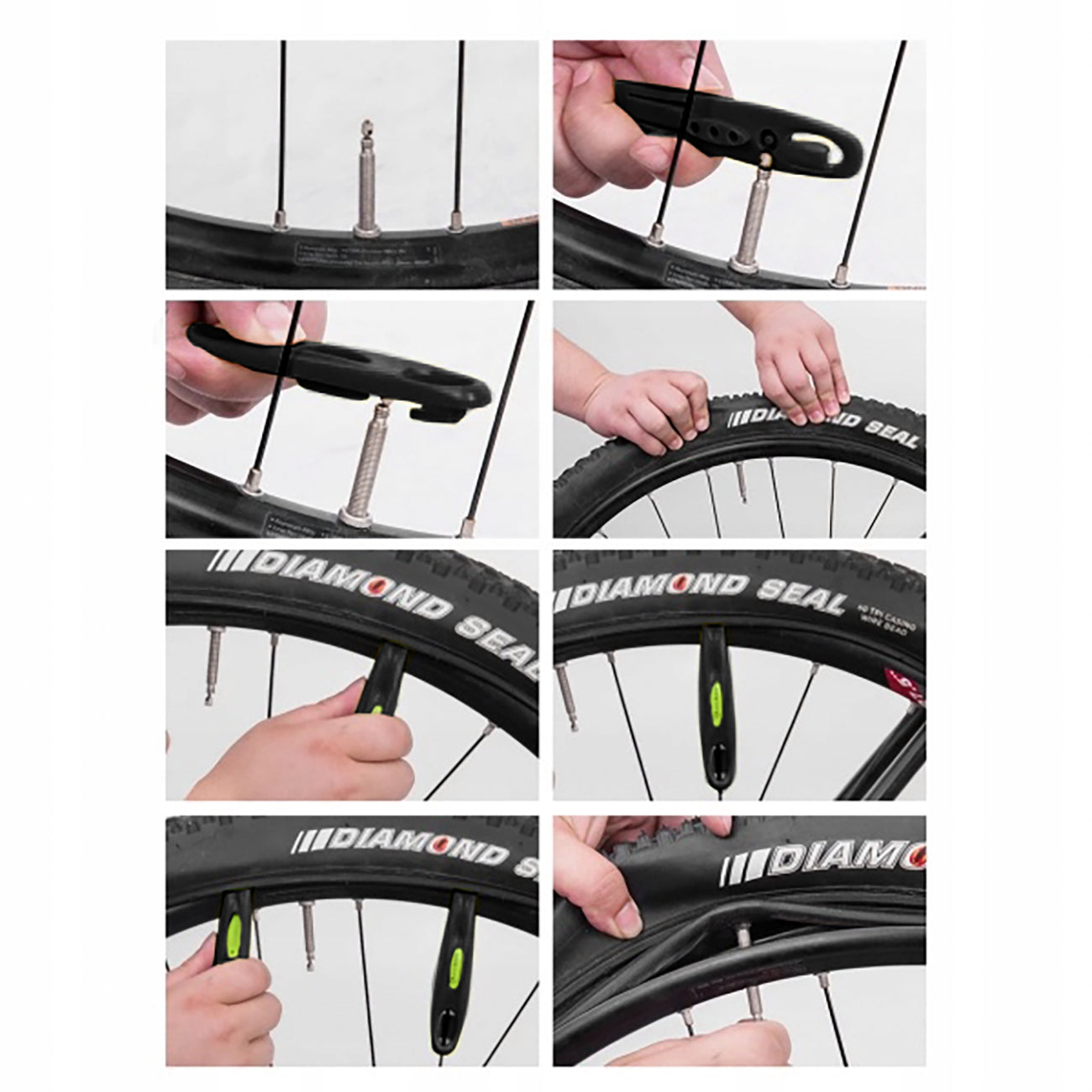 Rockbros QTB004 padangų svirtų rinkinys (2 vnt.) - juodas -- Uncategorized