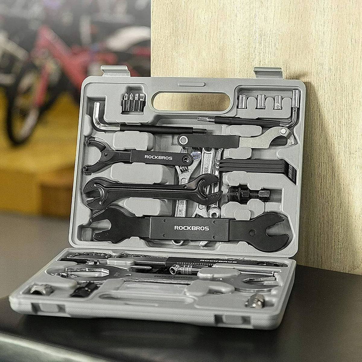 Rockbros 43210810001 dviračio remonto rinkinys - pilka -- Uncategorized