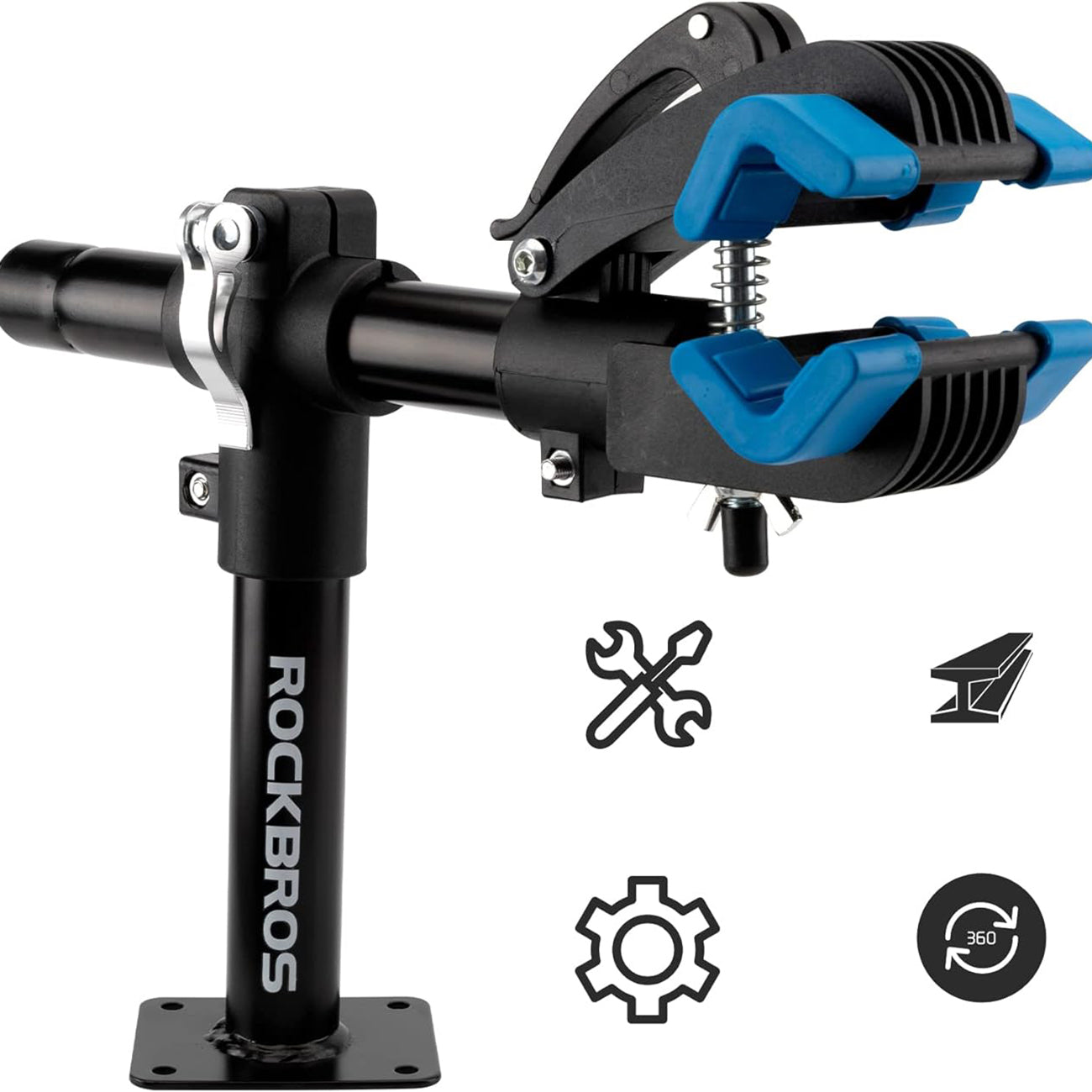 Rockbros 27210002001 Dviračio remontinis stovas su greitais atlaisais - Juodas -- Uncategorized
