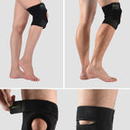 Rockbros LF1106M sporto apsauga kelinio čiupo ir kelio sąnario apsaugai, dydis M - juoda -- Cycling Accessories