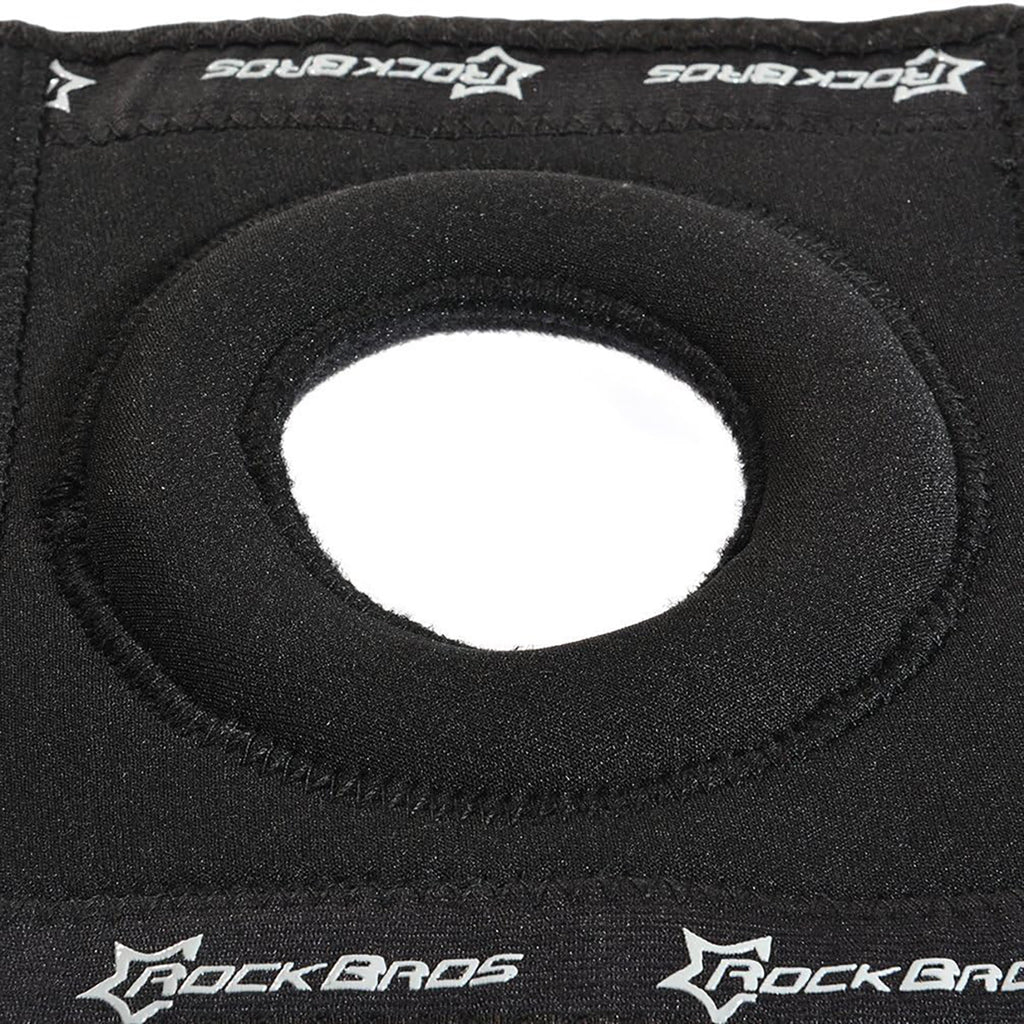 Rockbros LF1106M sporto apsauga kelinio čiupo ir kelio sąnario apsaugai, dydis M - juoda -- Cycling Accessories