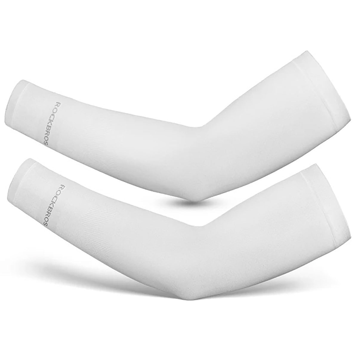 Rockbros XT9002W dviratininkų rankovės - baltos (2 vnt.) -- Cycling Accessories