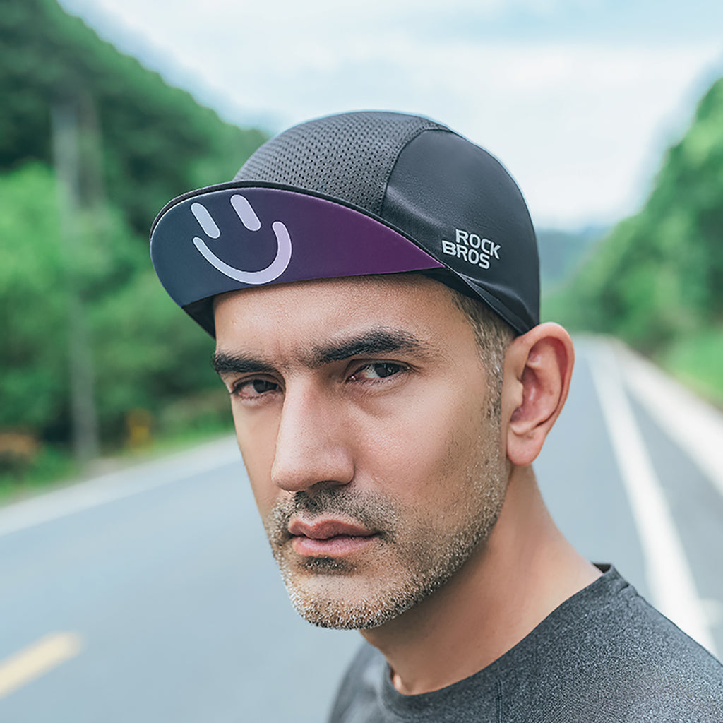 Rockbros 18230005001 dviračio kepurė su viršum - juoda -- Cycling Caps & Headwear