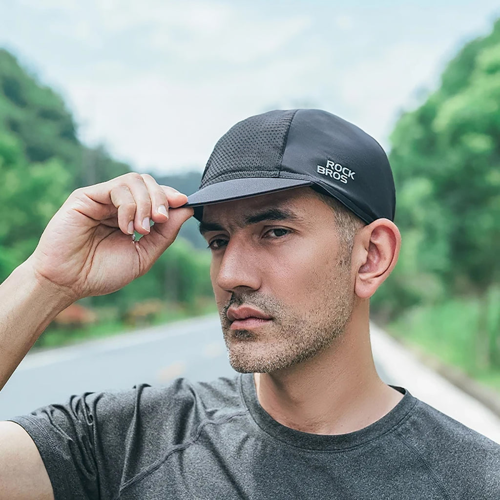 Rockbros 18230005001 dviračio kepurė su viršum - juoda -- Cycling Caps & Headwear