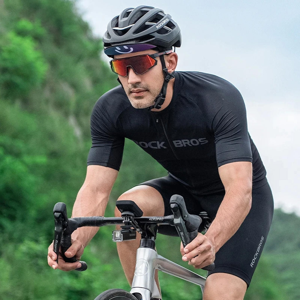 Rockbros 18230005001 dviračio kepurė su viršum - juoda -- Cycling Caps & Headwear