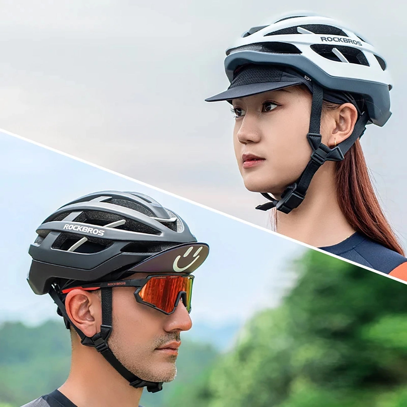 Rockbros 18230005001 dviračio kepurė su viršum - juoda -- Cycling Caps & Headwear