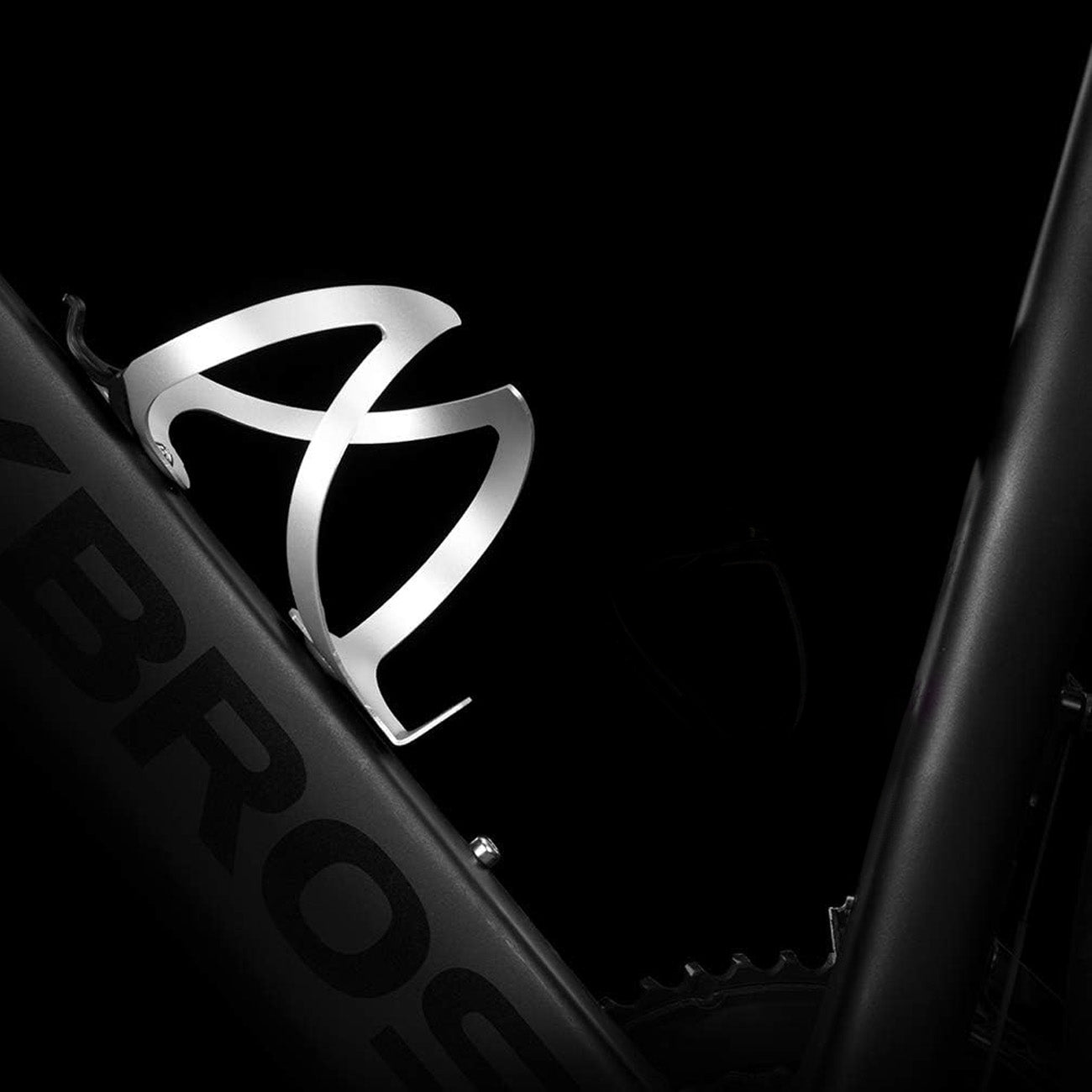 Rockbros 2017-11AS aliuminio dviračio butelio laikiklis - sidabrinė -- Bicycle Bottle Cages