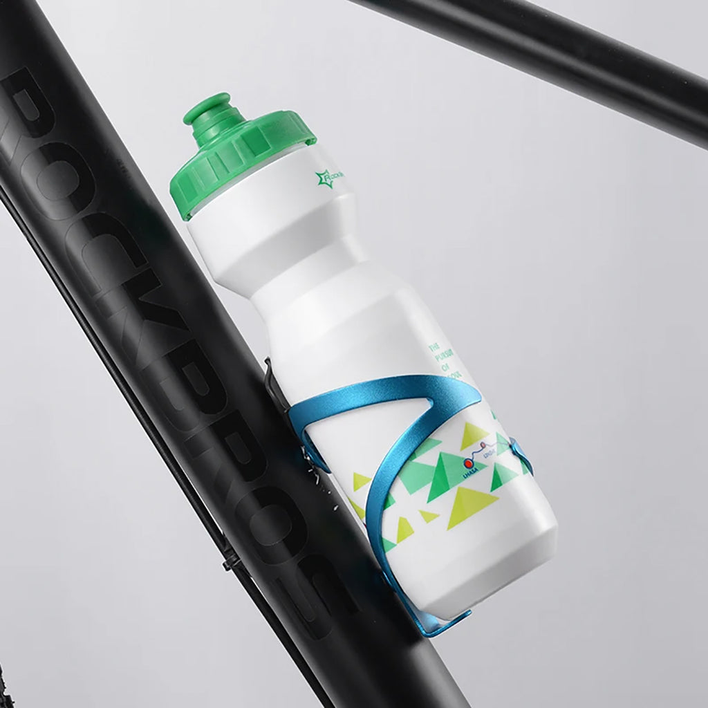 Rockbros 2017-11ABL Aliuminio dviračio butelio laikiklis - mėlynas -- Bicycle Bottle Cages