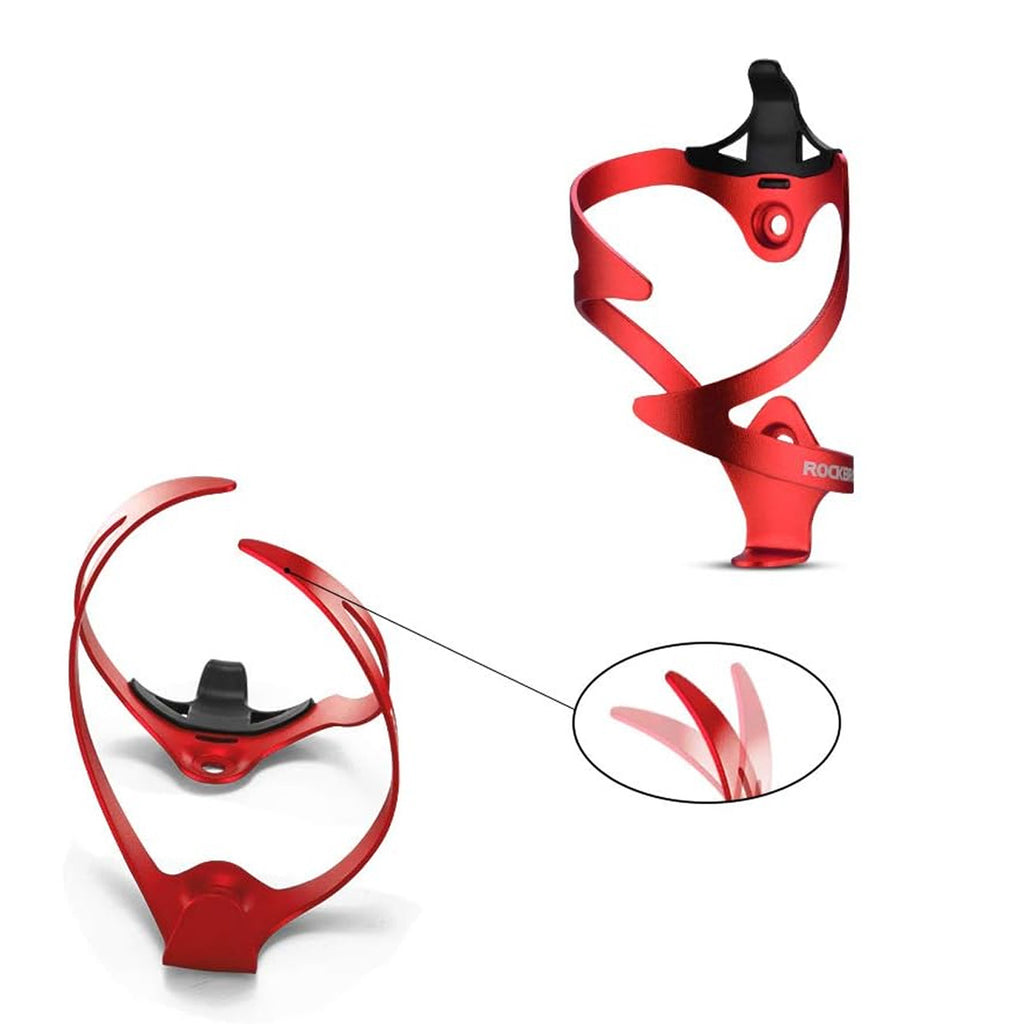 Rockbros 2017-11ARD Aliuminio dviračio butelių nuosovas - raudona -- Bicycle Bottle Cages