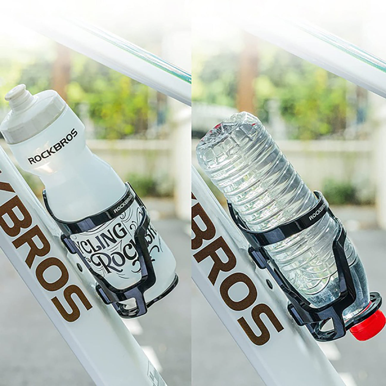 Rockbros 31210012001 dviračio butelio laikiklis - juodas -- Bicycle Bottle Cages