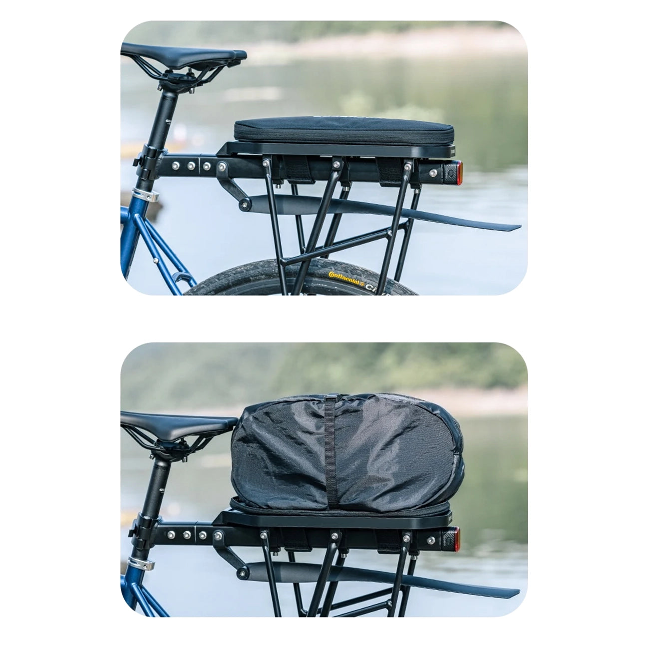 Rockbros 30140062001 krepšys dviračio pakraunimui 5 l - juodas -- Bicycle Bags