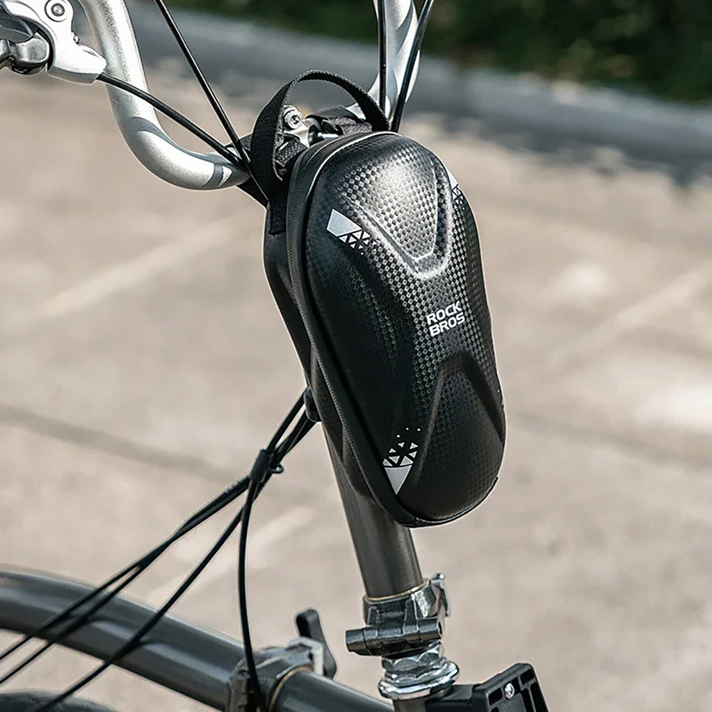 Rockbros krepšys 3011006301 dviračio ar motorolerio stiro lenkimui 1.3 l - juodas -- Bicycle Bags