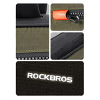 Rockbros 30120079001 dviračio krepšys 1.7 l rėmui - žalias ir juodas -- Bicycle Bags