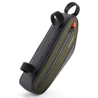 Rockbros 30120079001 dviračio krepšys 1.7 l rėmui - žalias ir juodas -- Bicycle Bags