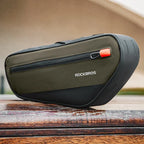 Rockbros 30120079001 dviračio krepšys 1.7 l rėmui - žalias ir juodas -- Bicycle Bags