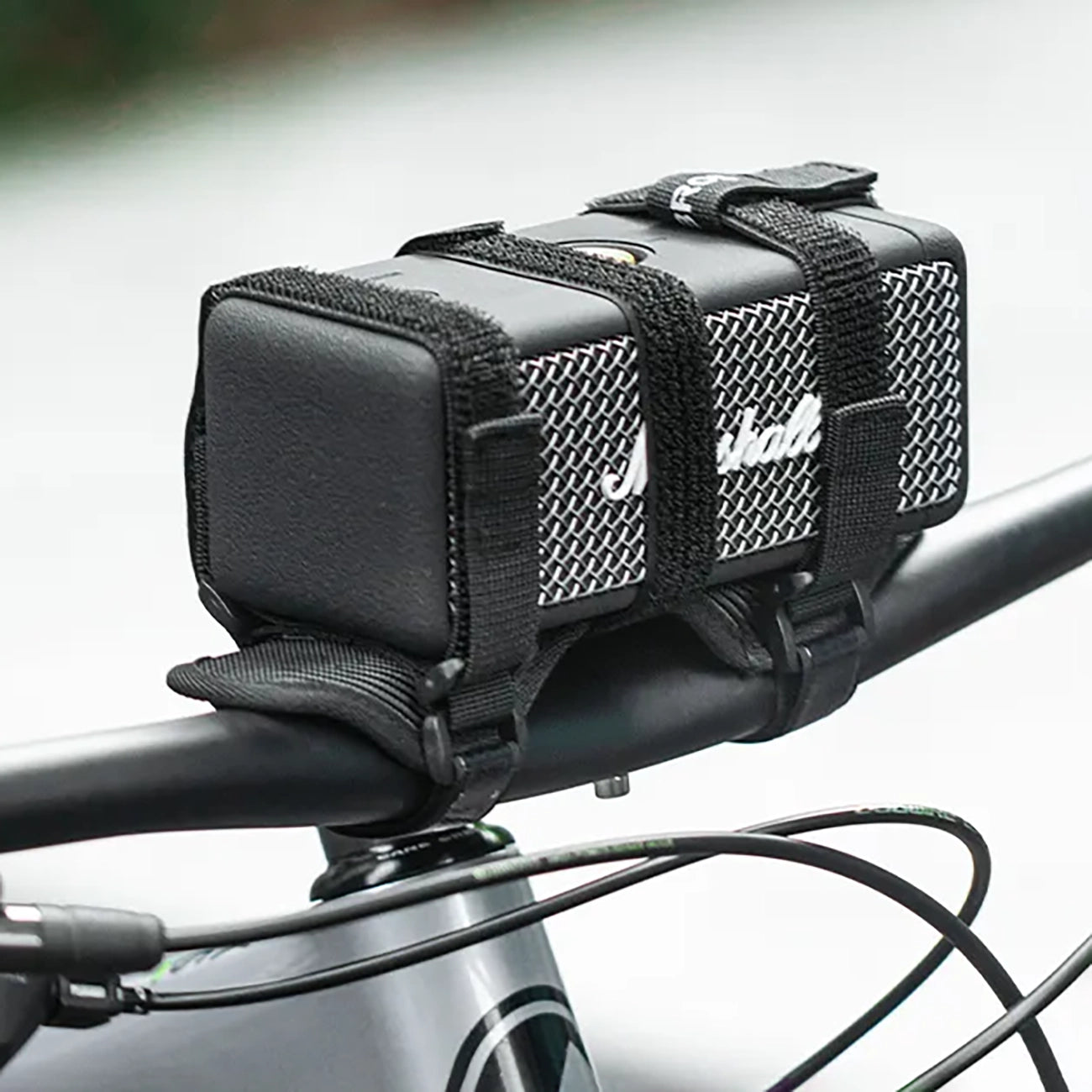 Rockbros 50210064001 lipūs dviračio dirželis Bluetooth garsiakalbiam ar vandens buteliui - juodas -- Sports Water Bottles