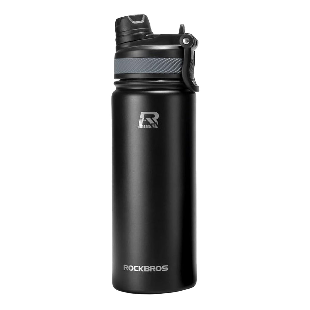 Rockbros 35210029001 šiluminė gertuvė dviračiui 550 ml - juoda -- Cycling Accessories