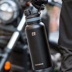 Rockbros 35210029002 terminis dviračio butelis gėrimams 650 ml - juodas -- Cycling Accessories