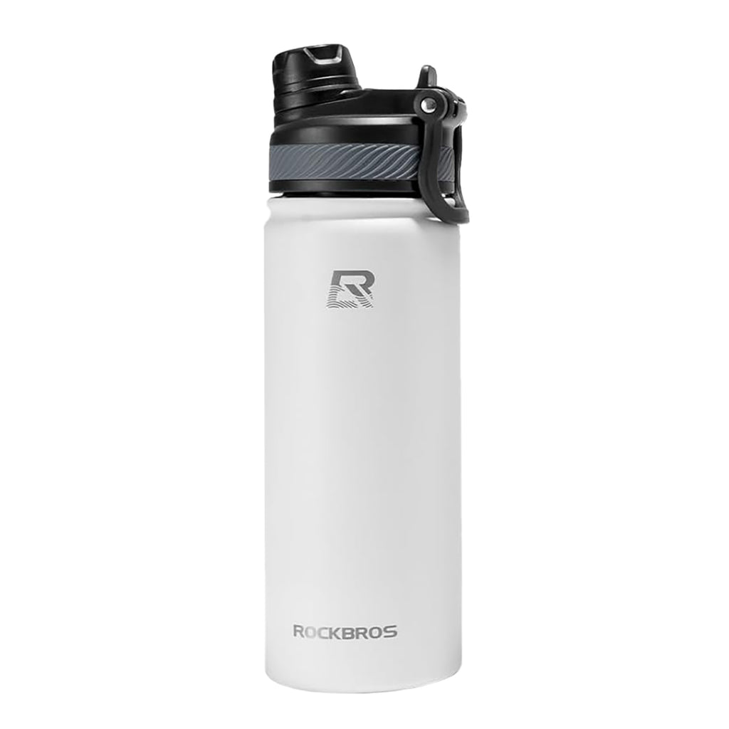 Rockbros 35210029005 šiluminė dviračio gertuvė gėrimams 550 ml - balta -- Cycling Accessories