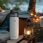 Rockbros 35210029005 šiluminė dviračio gertuvė gėrimams 550 ml - balta -- Cycling Accessories