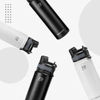 Rockbros 35210029005 šiluminė dviračio gertuvė gėrimams 550 ml - balta -- Cycling Accessories