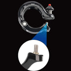 Rockbros 34210028001 Q formos dviračio skambutis - juodas -- Bicycle Bells & Horns