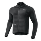 Rockbros ilgais rankovais rudens/žiemos dviračio striukė, dydis S - juoda -- Cycling Jackets & Vests