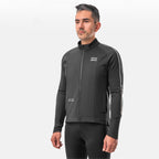 Rockbros ilgais rankovais rudens/žiemos dviračio striukė, dydis M - juoda -- Cycling Jackets & Vests