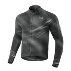 Rockbros Rudenio/Žiemos ilgomis rankovėmis dviračio striukė XL - Juoda -- Cycling Jackets & Vests
