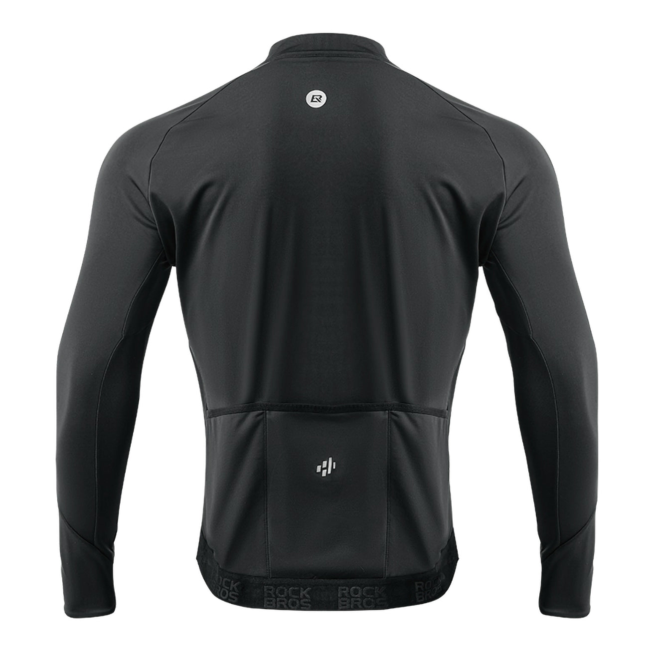 Rockbros Rudenio/Žiemos ilgomis rankovėmis dviračio striukė XL - Juoda -- Cycling Jackets & Vests