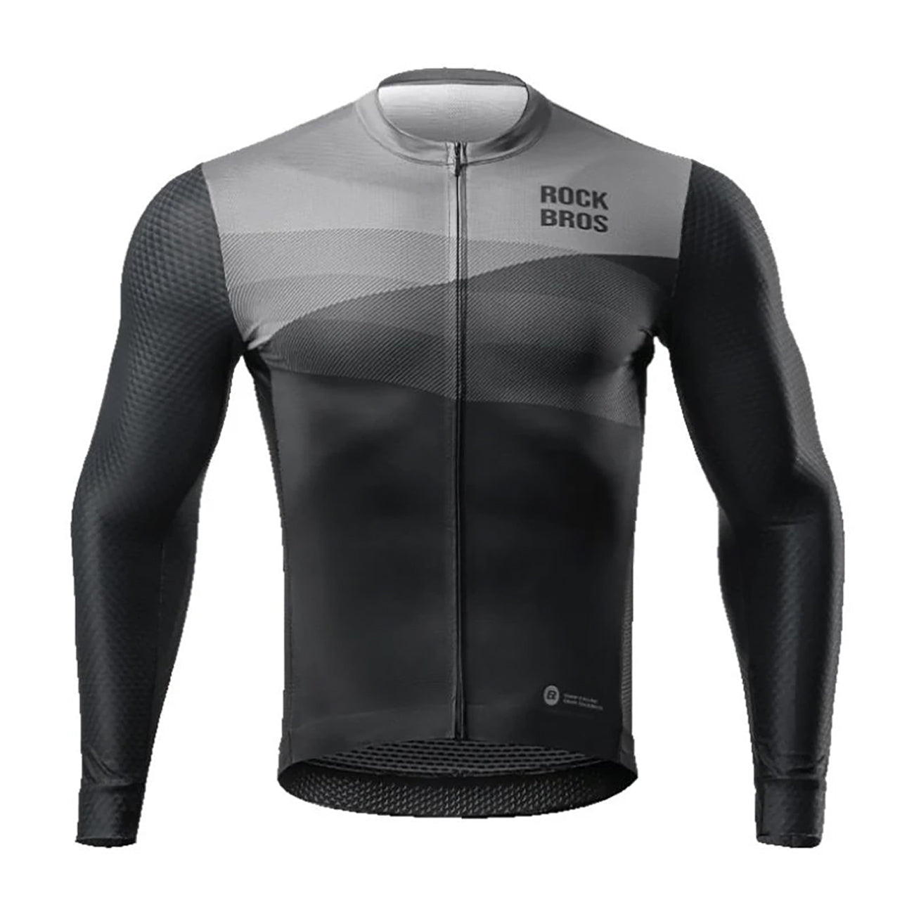 Rockbros 15120009003 ilgomis rankovėmis dviračio trikotažas Pavasaris/Vasara L - Juoda -- Cycling Jerseys