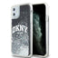 DKNY Liquid Glitter Big Logo dėklas iPhone 11/XR – juodas -- iPhone 11