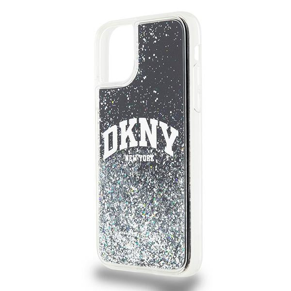 DKNY Liquid Glitter Big Logo dėklas iPhone 11/XR – juodas -- iPhone 11