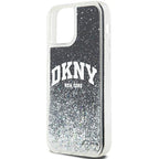 DKNY Liquid Glitter Big Logo dėklas iPhone 12/12 Pro – juodas -- iPhone 12