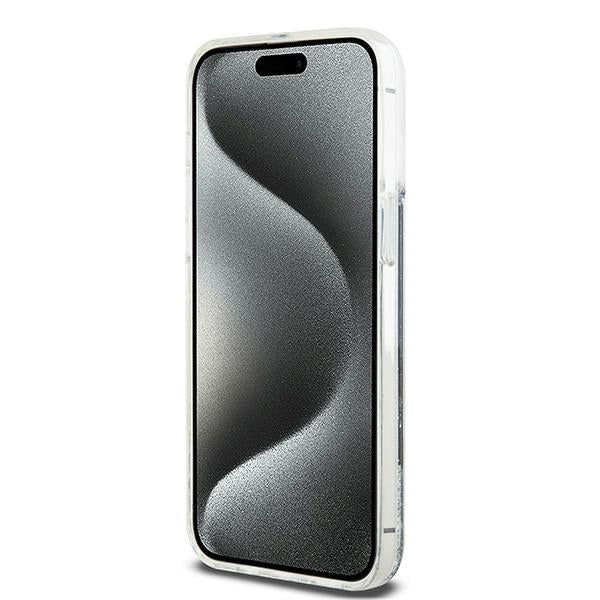 DKNY blizgantis dėklas iPhone 13 Pro Max – juodas