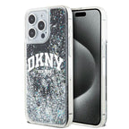 DKNY Liquid Glitter Big Logo dėklas iPhone 14 Pro Max – juodas
