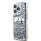 DKNY Liquid Glitter dėklas iPhone 15 Pro – juodas -- iPhone 15 Pro