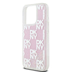DKNY Liquid Glitter Multilogo dėklas iPhone 15 Pro – rožinis