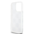 DKNY Liquid Glitter Multilogo dėklas iPhone 15 Pro – baltas