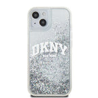 DKNY blizgus dėklas iPhone 15/14/13 – baltas -- iPhone 15