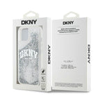 DKNY blizgus dėklas iPhone 15/14/13 – baltas -- iPhone 15