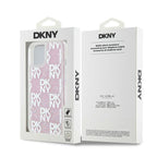 DKNY Liquid Glitter dėklas iPhone 15/14/13 – rožinis