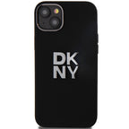DKNY silikoninis dėklas iPhone 15/14/13 – juodas